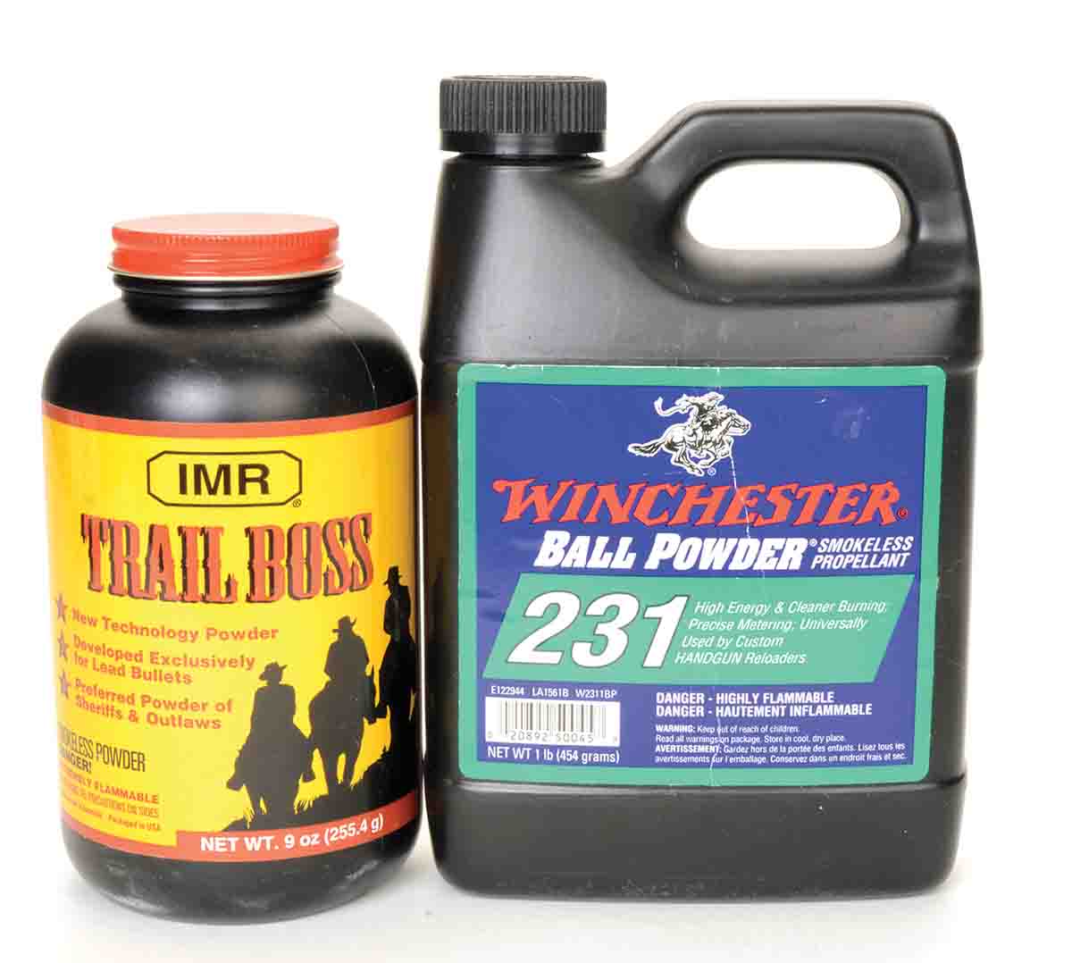 Winchester 231 is another “go-to” handgun powder.